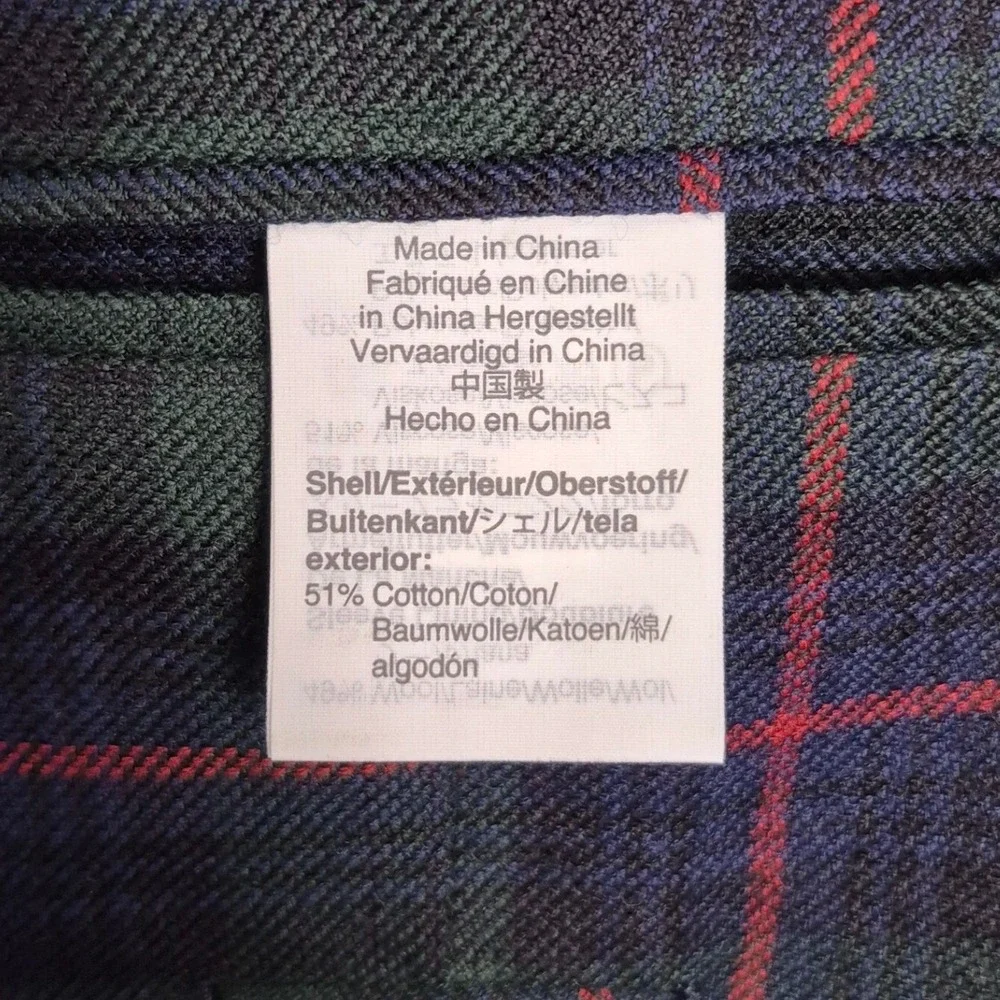 J.Crew Ludlow Slim Blazer 38R Moon British Cloth Black Watch Tartan Plaid Green